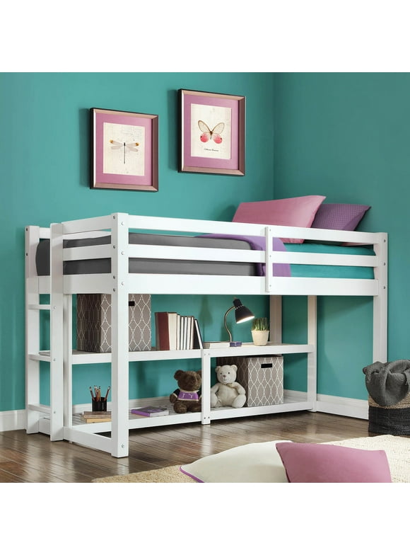 Fabric Loft Beds with Storage in Loft Beds