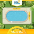 thumbnail image 6 of Sun2Solar Oval 1200 Series Clear Swimming Pool Solar Pool Cover, 10' x 15', 6 of 7