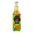 thumbnail image 2 of Caroline's Treasures BB1959MUK Smooth Black and Tan Dachshund St. Patrick's Day Michelob Ultra beverage Insulator for, 2 of 3