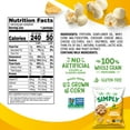 thumbnail image 4 of (2 pack) Simply Smartfood White Cheddar Flavor Popcorn Snack Chips, 1.725oz Bag, 4 of 7