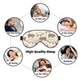 thumbnail image 7 of Cauagu Vintage Farm Pigs Print Sleep Eye Mask, Blindfold Eye Sleep Shade Cover with Elastic Strap/Headband Eye Cover Eyeshade for Night Sleeping/Travel Nap, 7 of 7