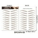 thumbnail image 2 of Parches para cejas simulados e impermeables, parches para cejas estilo tatuaje, parches ecológicos para cejas, parche para cejas, 2 of 2