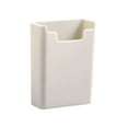thumbnail image 2 of Magnetic Pen Holder for Whiteboard, Wall-Mounted Plastic Marker Storage Caddy, Large Capacity Suction Container, Open Top, 1 Pack (White), 2 of 6
