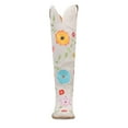 thumbnail image 4 of Dingo Womens Flower Power Embroidered Floral Snip Toe Pull On Cowboy  Tall, 4 of 5