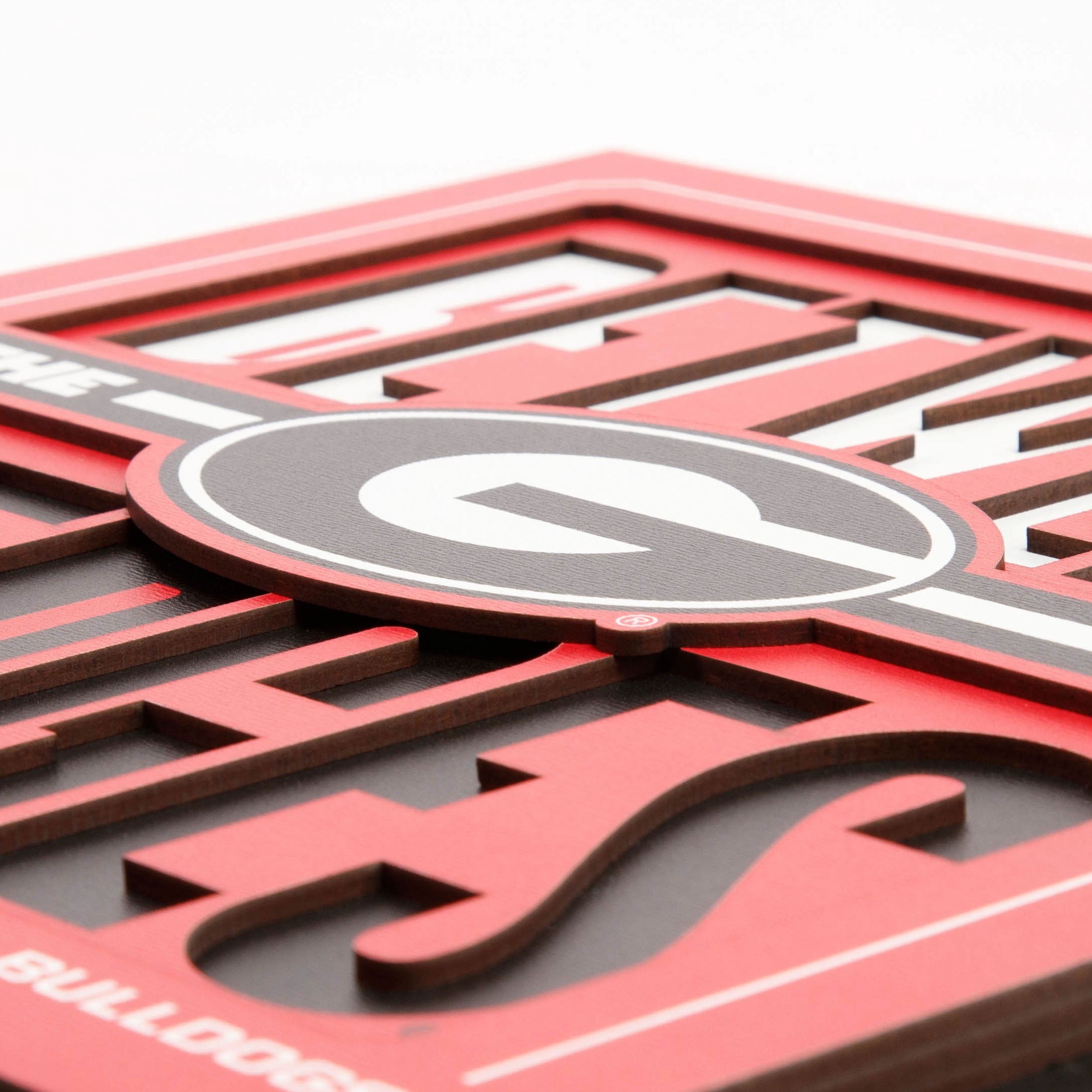 YouTheFan NCAA Georgia Bulldogs Slogan Series 3D Wall Art