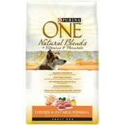 Purina One Natural Blends: Natural Blends Plus Vitmains & Minerals Chicken & Oatmeal Formula Dog Food, 17 Lb
