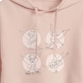 thumbnail image 3 of Tinker Bell - Tinker Bell Pose Grid - Juniors Cropped Pullover Hoodie, 3 of 5