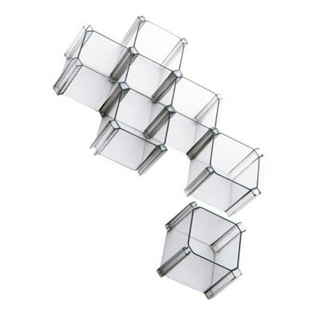 Homeholiday 6pcs Set Diy Plastic Grid Honeycomb Drawer Separator Divider Partition Cabinet Socks Underwear Storage Organizer Walmart Canada