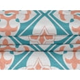 thumbnail image 4 of oneOone Velvet Yellow Fabric Floral & Tiles Moroccan Fabric For Sewing Printed Craft Fabric By The Yard 58 Inch Wide, 4 of 5