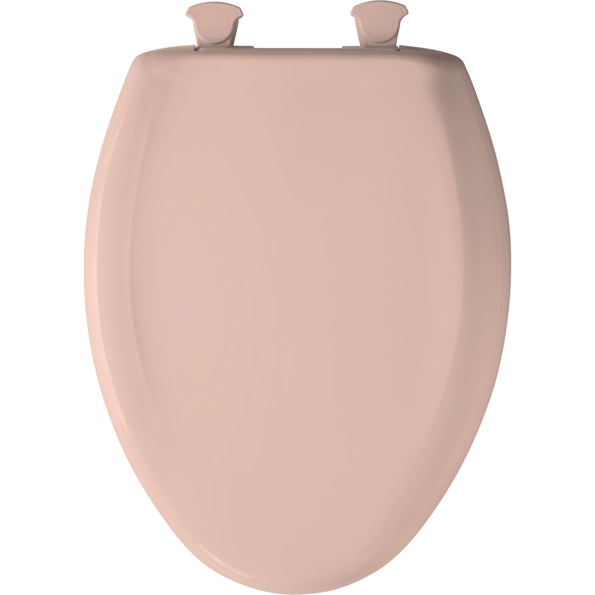 BEMIS 1200SLOWT 020 Elg Closed Front Toilet Seat,Crane White, With Cover, Plastic