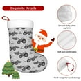thumbnail image 5 of Naloa Gray Tractor Christmas Stockings Decorations, Xmas Ornaments, DIY Personalized Farmhouse Decor for Home Family Party Tree, 5 of 7