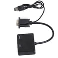 thumbnail image 4 of VGA To VGA HD Multimedia Interface Splitter Converter,Plug And Play With VGA Video Output For VGA, XGA, SVGA, SXGA, UGA, Analog Stereo 2.1 Audio Output, 4 of 8
