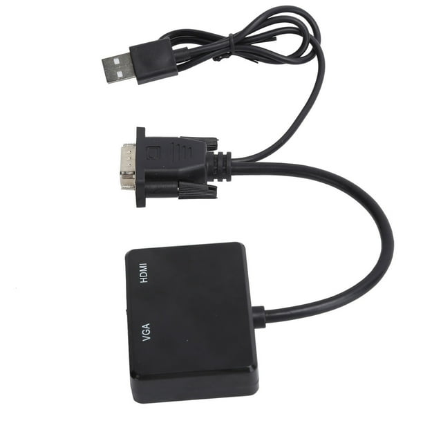 Adaptador VGA A VGA, VGA A Cable Converidor Interfaz Multimedia Converidor de División de Alta Definición