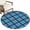 NavyBlue,Cobalt,Denim,SkyBlue, variant on Round Area Rugs 4Ft, Teal Blue Checkered Non-Slip Washable Circle Rugs Carpet, Modern Farmhouse Blue Plaid Indoor Outdoor Rug Floor Mats Throw Runner for Bedroom Living Room Bathroom