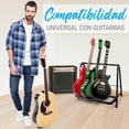 thumbnail image 2 of Soporte de Piso para Guitarras, Universal Plegable Pyle, 5 Espacios, Colapsable con Almohadilla de Espuma, Para Guitarras Acústicas, Eléctricas, Bajo, Funda/Estuche, 2 of 7