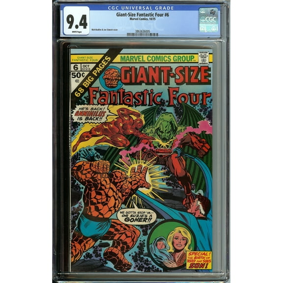 Giant-Size Fantastic Four #6 - CGC 9.4 Comic Book
