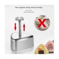 thumbnail image 3 of Onigiri Mold, Stainless Steel Rice Ball Mold Sushi Maker, Classic Triangle Musubi Mold Lunch Bento, 3 of 5