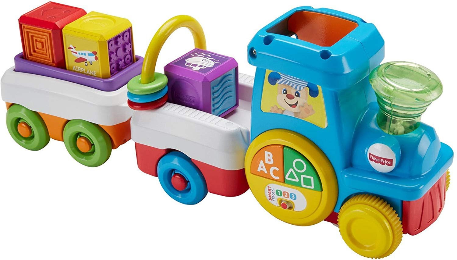 fisher price first words crawl along train