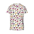 thumbnail image 4 of Wukai Tulips Flowers Youth Unisex Short Sleeve T-Shirt for Boys, Girls, Teens, and Kids-Small, 4 of 7