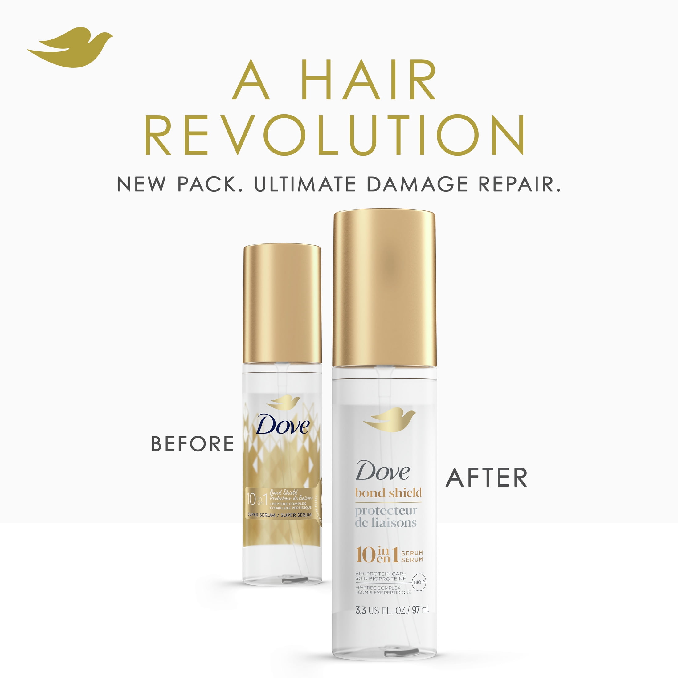 Dove Serum Bond Strength with BioProtein Care Technology & Peptide Complex, 3.3 oz  (图5)