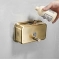 thumbnail image 2 of 1200ml Soap Dispenser Wall Mount Stainless Steel Hand Soap Dispenser, 2 of 3