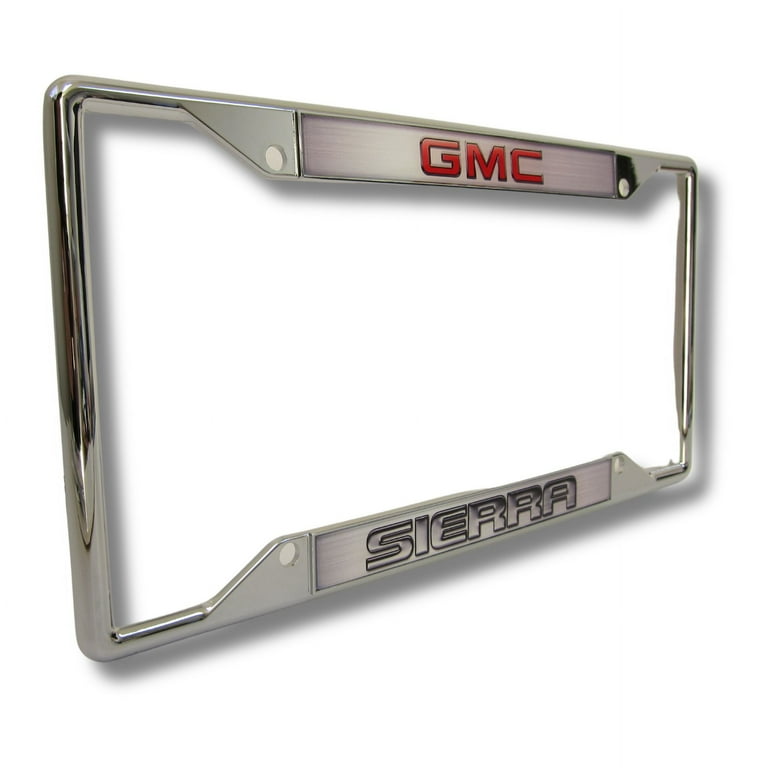 Gmc license plate cover outlet