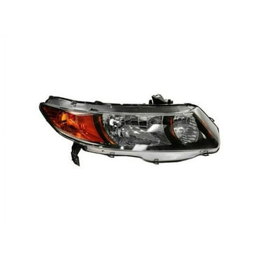 Front Right Headlight Assembly - Compatible with 2006 - 2009 Honda Civic Coupe 2007 2008