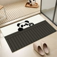 Pandas Diatom Mud Carpet Absorbs Water Quickly Dirt Resistants Cute