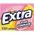 thumbnail image 2 of Extra Pink Lemonade Sugar Free Gum Limited Edition Chewing Gum, 15 Sticks - Pack of 2, 2 of 5