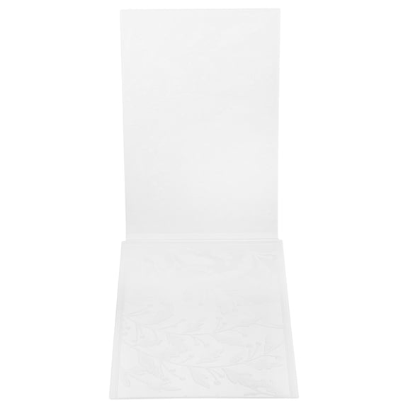 OATIPHO Crafting Embossing Folder White Plastic Mold with Decorative Patterns for Scrapbook Projects