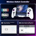 thumbnail image 2 of Daenfyy Switch Controllers, Switch Joypad for Nintendo Switch/OLED Controller, Full-Size Grip Wireless Switch Pro Controller. Ideal for Those Who Prefer Handheld Mode, 2 of 5