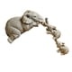 thumbnail image 2 of Estatuas para el hogar forma de animal borde colgante Decoración de oficina resina adorno de escritorio regalo 3 Piezas tholdsy HA005792-00B, 2 of 6