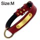 thumbnail image 2 of Collar de cuero resistente para perros: collar para perros pequeños, medianos, grandes y extra grandes, 2 of 5