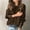 Brown, variant on Arlun Oversized Sweaters for Women Round Neck Long Sleeve Loose Fit Slouchy Pullover Sweater Soft Comfortable Warm Winter Knit Jumper Tops for Daily Wear 2025 Outfits Red XL