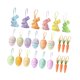 thumbnail image 2 of Adornos colgantes de Pascua, Material de espuma, manualidades decorativas DIY con lazo de cinta para ventana, puerta, accesorio de decoración de pared 25 pcs, 2 of 8