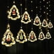 thumbnail image 2 of BLOOMWIN Christmas Window Lights, 3m Christmas Curtain Lights USB Xmas Tree Fairy Lights Novelty Window Winter Decorations for Bedroom Indoor Home, Wa, 2 of 5