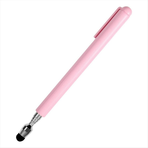 LáPiz óPtico TelescóPico Universal para Pantallas TáCtiles, Puntero RetráCtil y LáPiz óPtico con Punta Flocada Especial (Rosa)