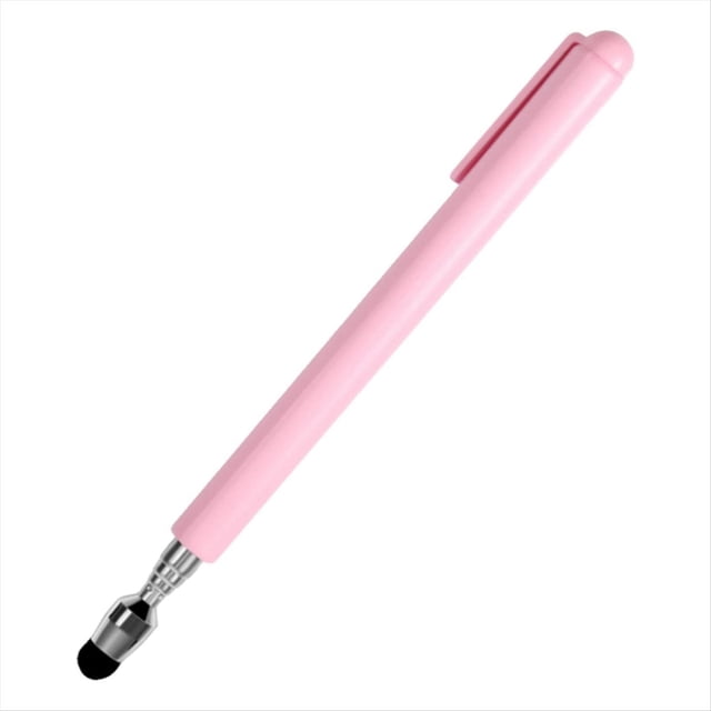 LáPiz óPtico TelescóPico Universal para Pantallas TáCtiles, Puntero RetráCtil y LáPiz óPtico con Punta Flocada Especial (Rosa)