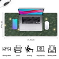 thumbnail image 5 of Long Mouse Pads for Desk,Dark Green Sun Planet Star Cloud Pattern Desk Mats on Top Of Desks, Desk Mouse Pad Extra Large with 3mm Non-Slip Base and Stitched Edge for Gaming,Office,Work,Home 35.4"x15.7", 5 of 6
