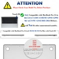 thumbnail image 2 of KANCOKIT Compatible with MacBook Pro 14 inch Case 2021-2024 Release M4 A3112 A3185 A3401 M3 A2992 A2918 M2 A2779 M1 A2442 Plastic Hard Shell Case + Keyboard Cover + Screen Protector, Clear, 2 of 8