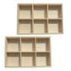 thumbnail image 5 of Caja de pigmentos de crayón de 2 piezas, estuche de almacenamiento multifuncional, caja de herramientas de pintura portátil, 5 of 8