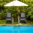 thumbnail image 3 of Patiojoy Oversized Zero Gravity Lounge Chair Folding Recliner w/ Cup Holder & Pillow, Black, 3 of 9