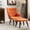 Orange, variant on Velvet Swivel Accent Chair with Ottoman Set, Modern Lounge Chair with 360 Degree Swiveling Metal Base & Footrest, Comfy Single Sofa Chair for Living Room Bedroom, Reading Room, Home Office, Green