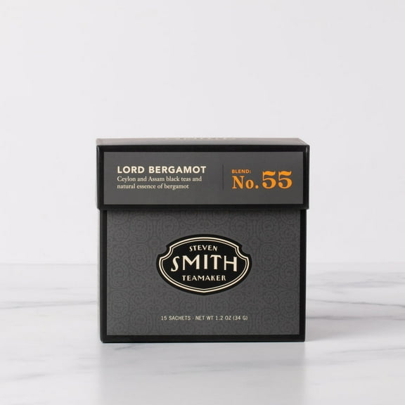 Pack of 6, Smith No. 55 Lord Bergamot Earl Grey Black Tea, 15 bg