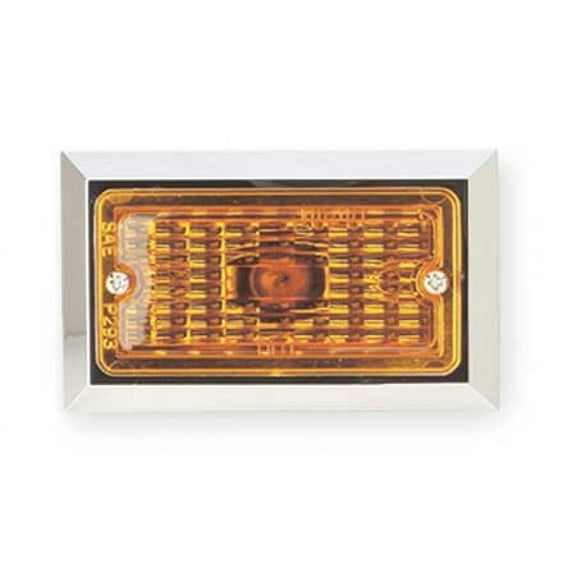 GROTE 47053 Marker Lamp,Rectangular,Yellow