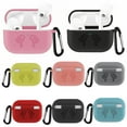 thumbnail image 4 of Étui en Silicone Bluetooth avec Mousqueton, Résistant aux Rayures, Antichoc, Remplacement pour Airpods, 4 of 9