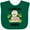 Green, variant on Inktastic Cute Sloth I Love My Papa with Green Leaves Boys or Girls Baby Bib