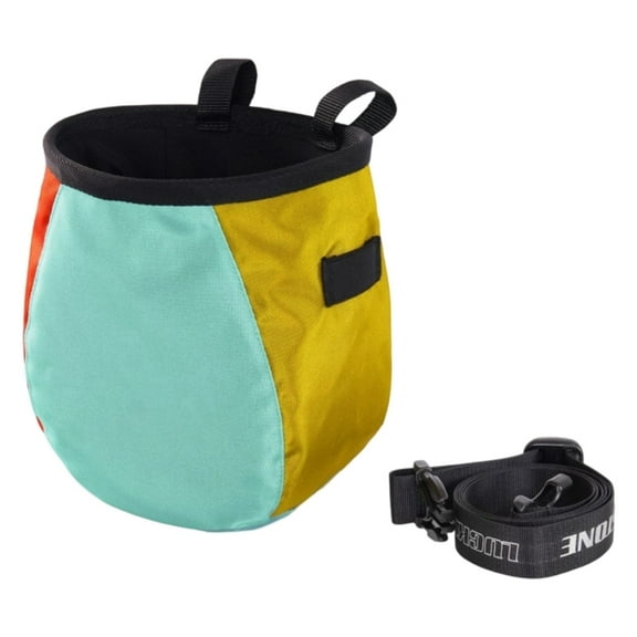 Premium Gym Chalks Bag With Regulable Belt Quickly Release Climbing Chalks Bag for Bouldering And Mountaineering