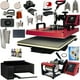 thumbnail image 1 of Combo 16 En 1 EV Technologies plancha sublimacion color roja con impresora y 150 articulos, 1 of 8