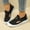 Black, variant on IEMIEMIEM Orthopedic Casual Shoes for Women Arch Support Sneakers Lightweight Slip on Non Slip Hiking Shoes Knitted Mesh Stretch Comfortable 2026 Foam Shoes White 8.5 Wide